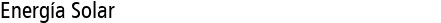 Energía Solar